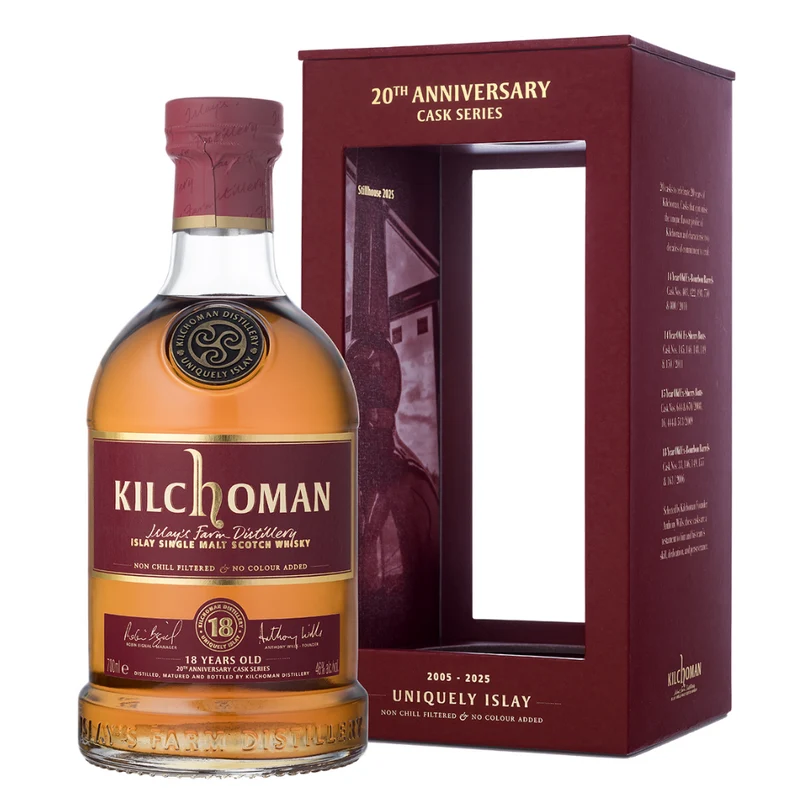 Kilchoman 18 Jahre 20th Anniversary Cask Series Ex-Bourbon Cask 46% 0,7l