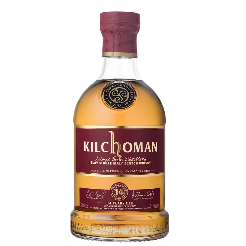 Kilchoman 14 Jahre 20th Anniversary Cask Series Ex-Bourbon Barrels 51,2% 0,7l