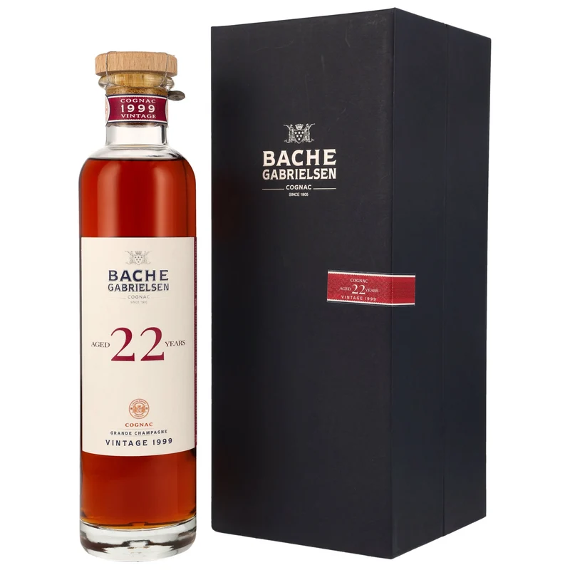Bache-Gabrielsen Cognac GC Vintage 22 Jahre 1999/2022 in GP 46,9% 0,7l