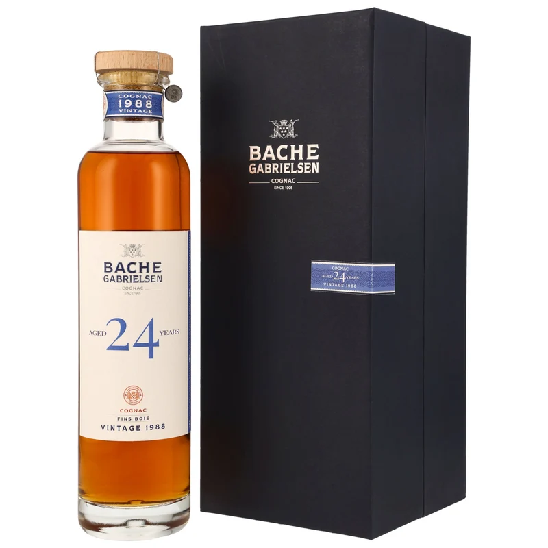 Bache-Gabrielsen Cognac FB Vintage 24 Jahre 1988/2013 in GP 40,8% 0,7l