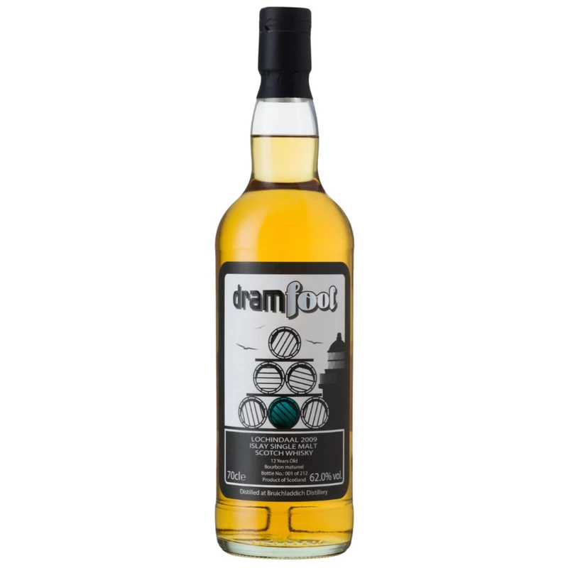 Lochindaal 12 Jahre 2009 (Bruichladdich) 45th Release Dramfool 62% 0,7l
