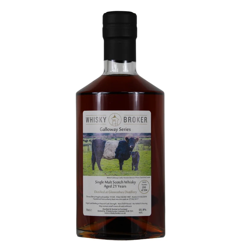 Glenrothes 21 Jahre 1997/2019 Whisky Broker Galloway Series 55,8% 0,7l