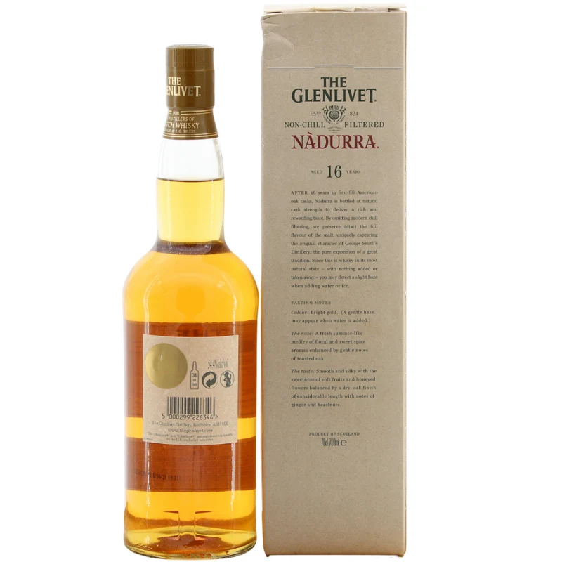 Glenlivet Nadurra 16 Jahre Bottled 04/10 Batch 0410J 54,4% 0,7l