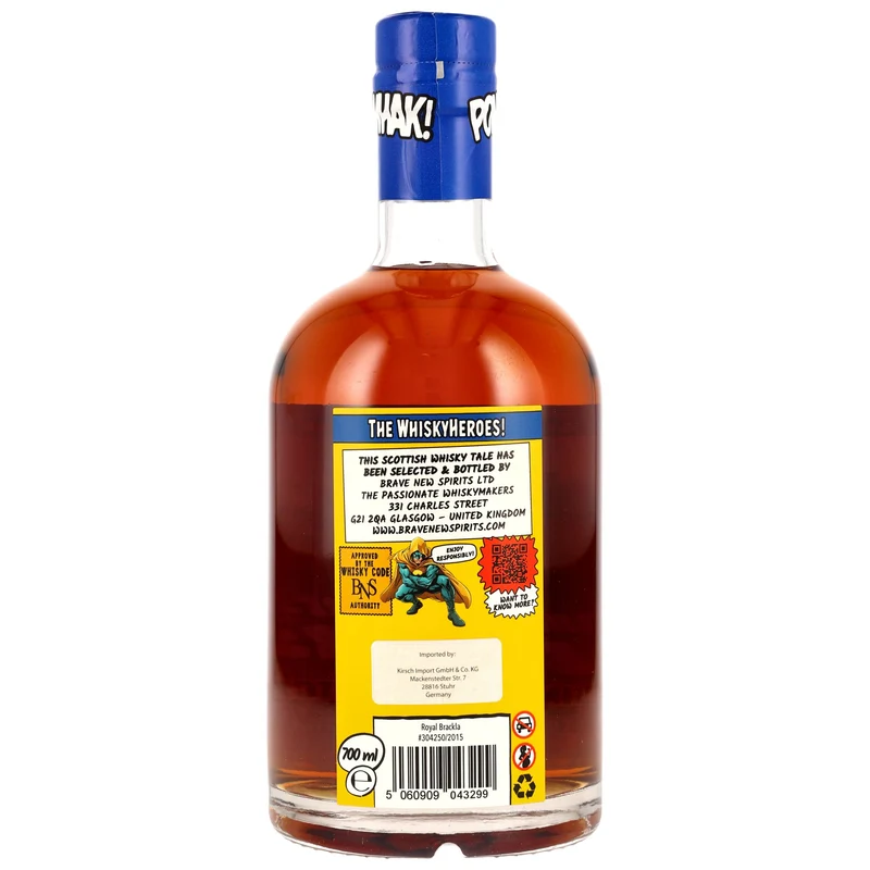 Royal Brackla 9 Jahre Whisky Heroes A Silent Pursuit - Brave New Spirits 53,5% 0,7l