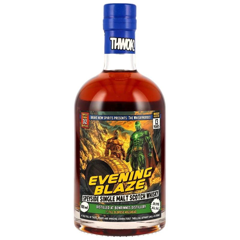 Benrinnes 13 Jahre Whisky Heroes Evening Blaze - Brave New Spirits 54,9% 0,7l