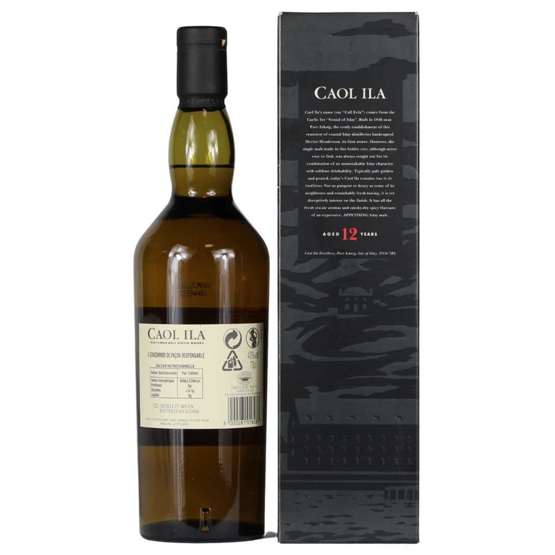 Caol Ila 12 Jahre (Bottled 2008) 43% 0,7l