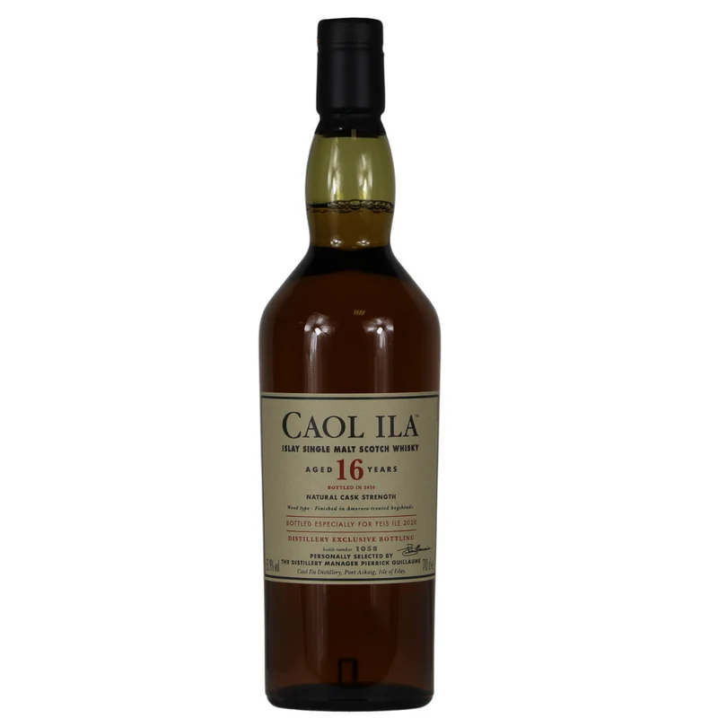 Caol Ila 16 Jahre Natural Cask Strength Feis Ile 2020 53,9% 0,7l