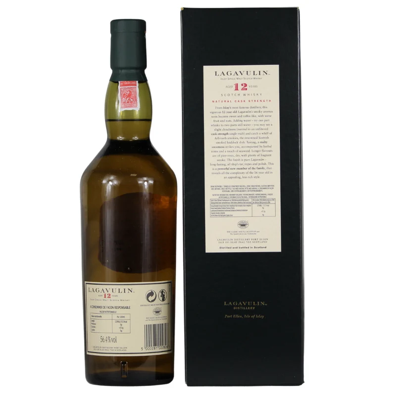 Lagavulin 12 Jahre Cask Strength Bottled 2007 56,4% 0,7l