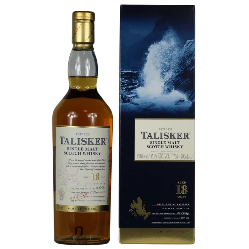 Talisker 18 Jahre (Bottled 2018) 45,8% 0,7l