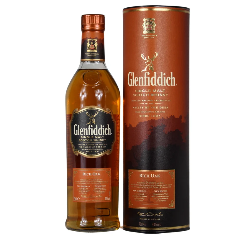 Glenfiddich 14 Jahre Rich Oak 40% 0,7l