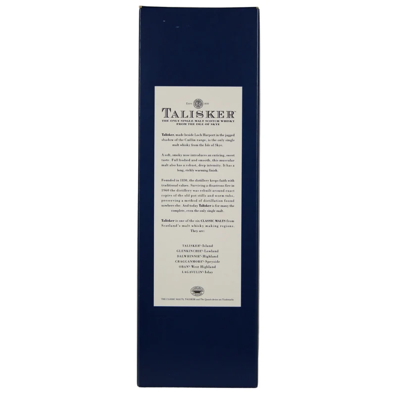 Talisker 10 Jahre (Bottled ca 2008 - original versiegelt) 45,8% 0,7l