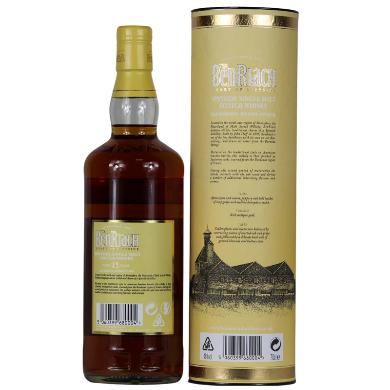 Benriach 15 Jahre Sauternes Cask Finish 46% 0,7l