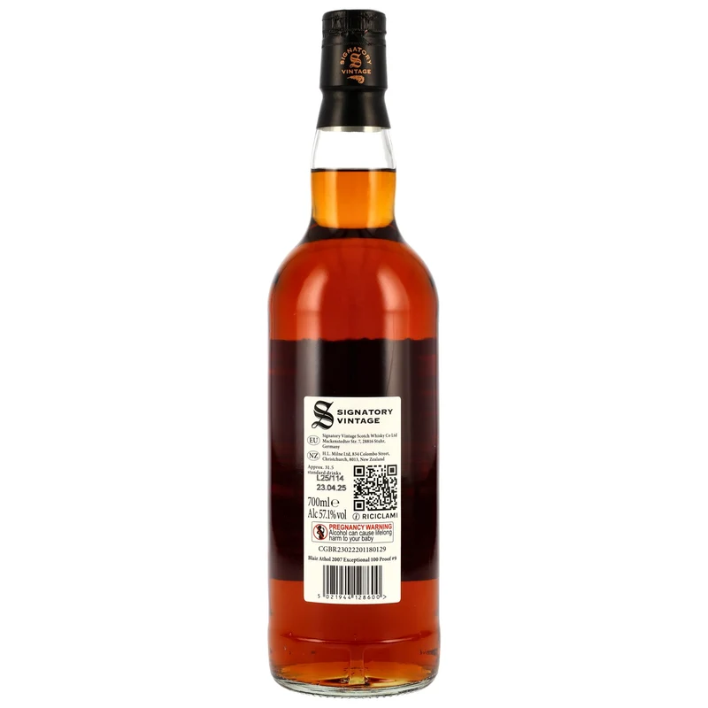 Blair Athol 17 Jahre 2007/2025 100 Proof Exceptional Cask Edition #9 SV 57,1% 0,7l