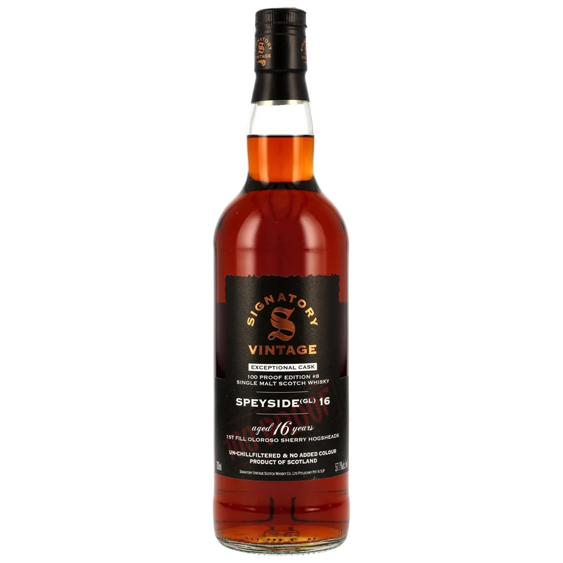 Speyside (GL) 16 Jahre 100 Proof Exceptional Cask Edition #8 SV 57,1% 0,7l