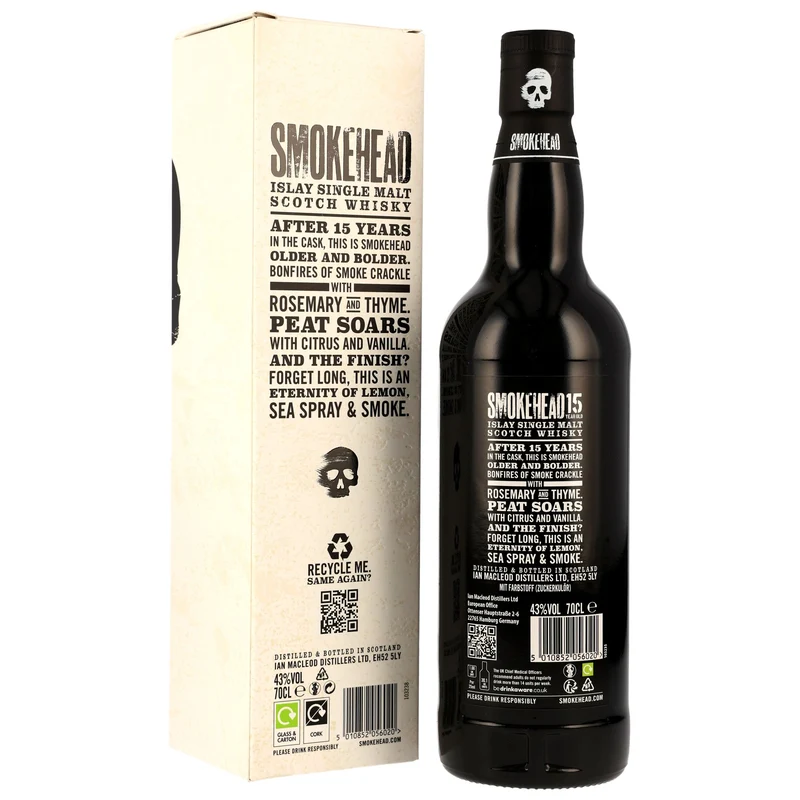 Smokehead 15 Jahre Ian MacLeod Limited Edition 43% 0,7l