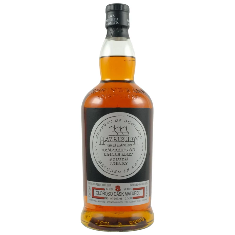 Hazelburn 8 Jahre 2017/2025 Oloroso Cask Release 2025 48,2% 0,7l