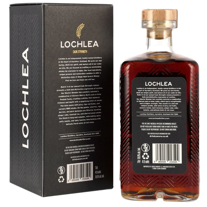 Lochlea Cask Strength Batch #3 59,8% 0,7l