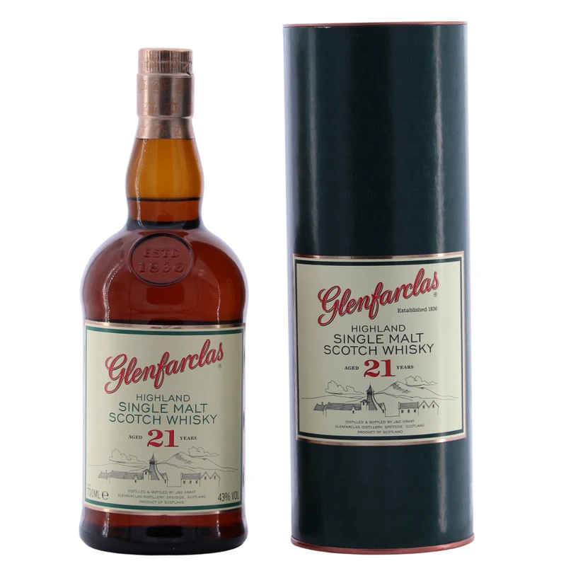 Glenfarclas 21 Jahre 43% (alte Abfüllung) 0.7l