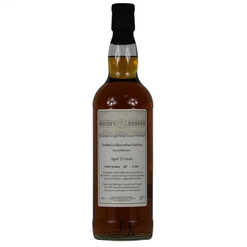 Glenrothes 23 Jahre 1997/2020 Whisky Broker 54,8% 0,7l