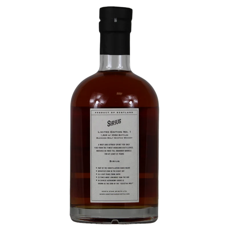 Sirius 31 Jahre Blended Malt Scotch Whisky North Star Spirits 43,1% 0,7l