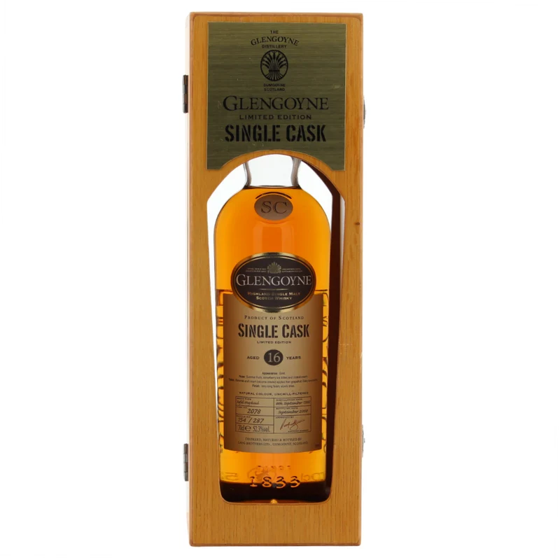 Glengoyne 16 Jahre 1992/2008 Single Cask No. 2078 52,3% 0,7l
