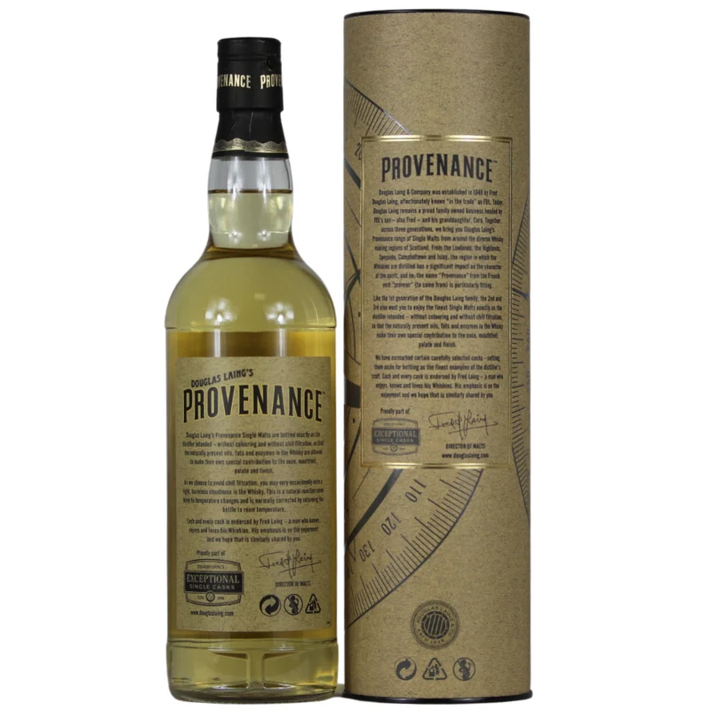 Bunnahabhain 10 Jahre Douglas Laing´s Provenance 46% 0,7l