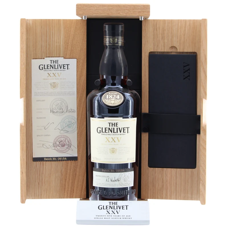Glenlivet XXV (Bottled 2014) Batch Nr. 0913A 43% 0,7l
