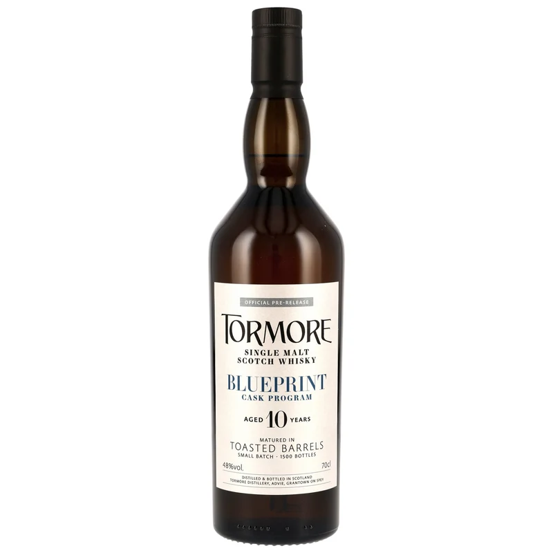 Tormore 10 Jahre Blueprint Toasted Barrel 48% 0,7l