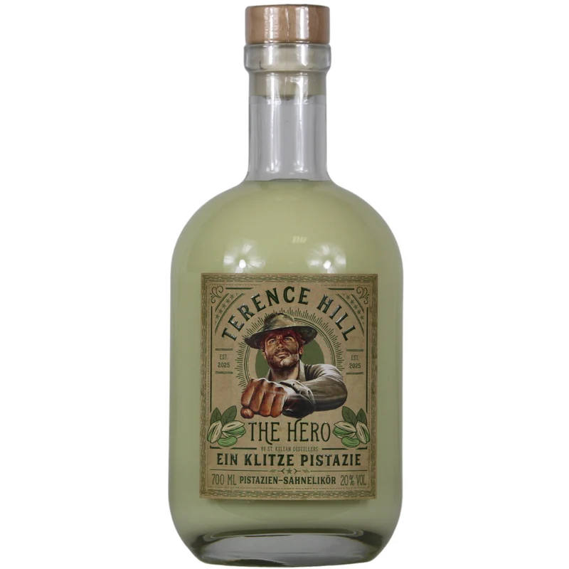 St.Kilian Terence Hill Likör The Hero Ein Klitze Pistazie 20% 0,7l
