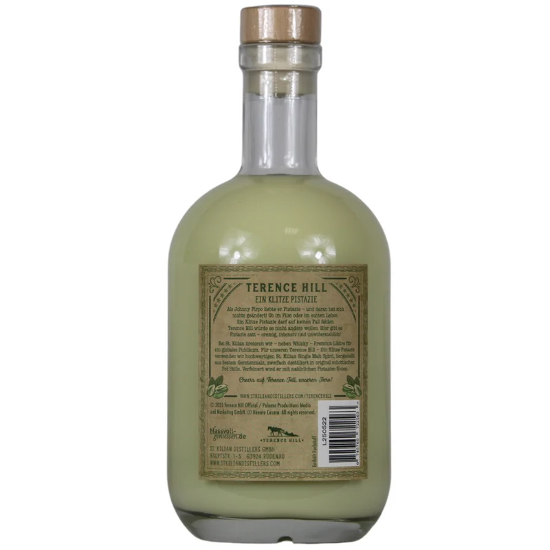 St.Kilian Terence Hill Likör The Hero Ein Klitze Pistazie 20% 0,7l