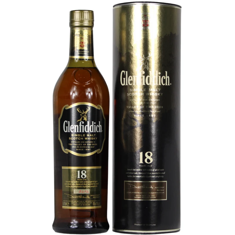 Glenfiddich 18 Jahre Batch Nr. 3202 40% 0,7l