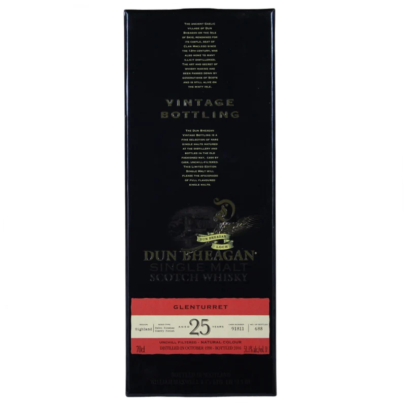 Glenturret 25 Jahre 1990/2016 Cask #91811 51,1% 0,7l