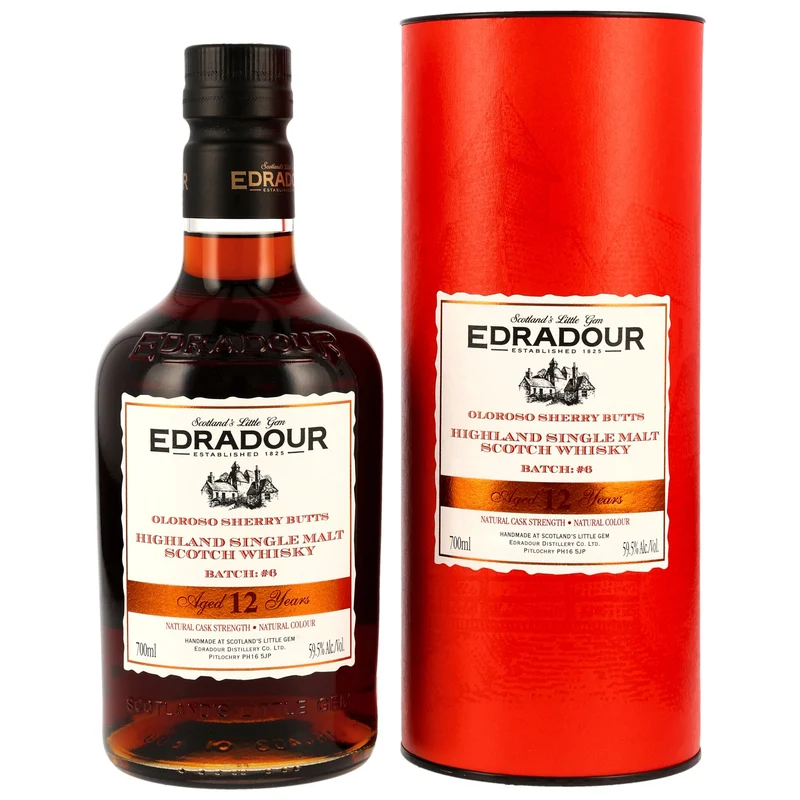 Edradour 12 Jahre Cask Strength Batch #6 59,5% 0,7l