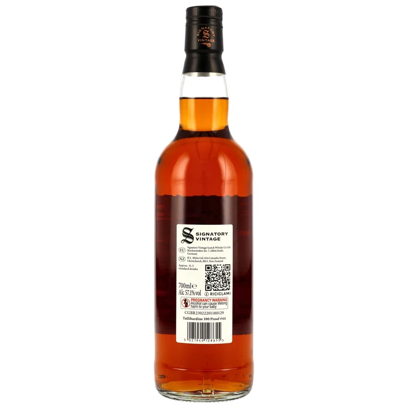 Tullibardine 9 Jahre 2015/2025 SV 100 Proof Edition #44 57,1% 0,7l