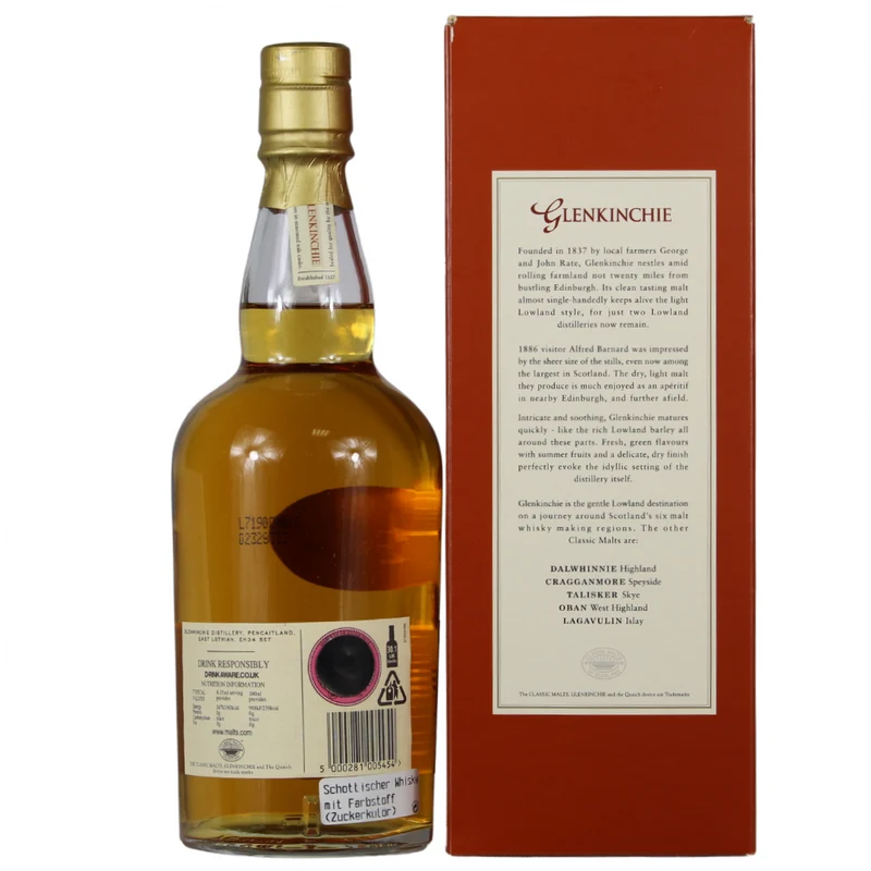 Glenkinchie 10 Jahre 43% 0,7l