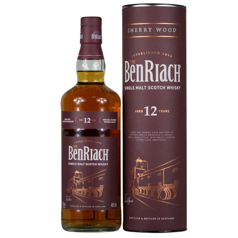 Benriach 12 Jahre Sherry Wood Bottled 2019 46% 0,7l