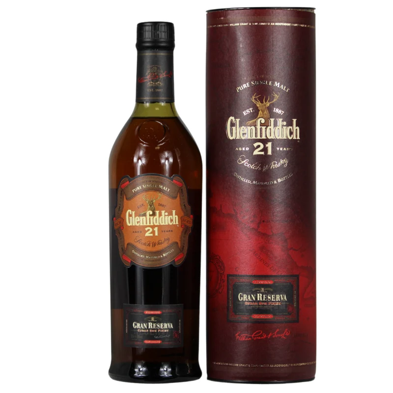 Glenfiddich 21 Jahre Gran Reserva Cuban Rum Finish 40% 0,7l