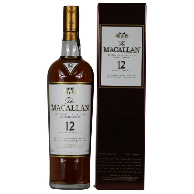 Macallan 12 Jahre (alte Abfüllung) 40% 0,7l