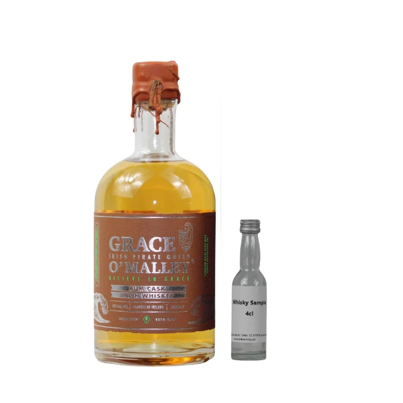 SAMPLE 4cl Grace O'Malley Rum Cask Irish Whiskey 42%