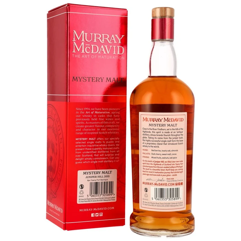 Juniper Hill 2015/2024 8 Jahre Tawny Port Barrique Murray McDavid 53,4% 0,7l
