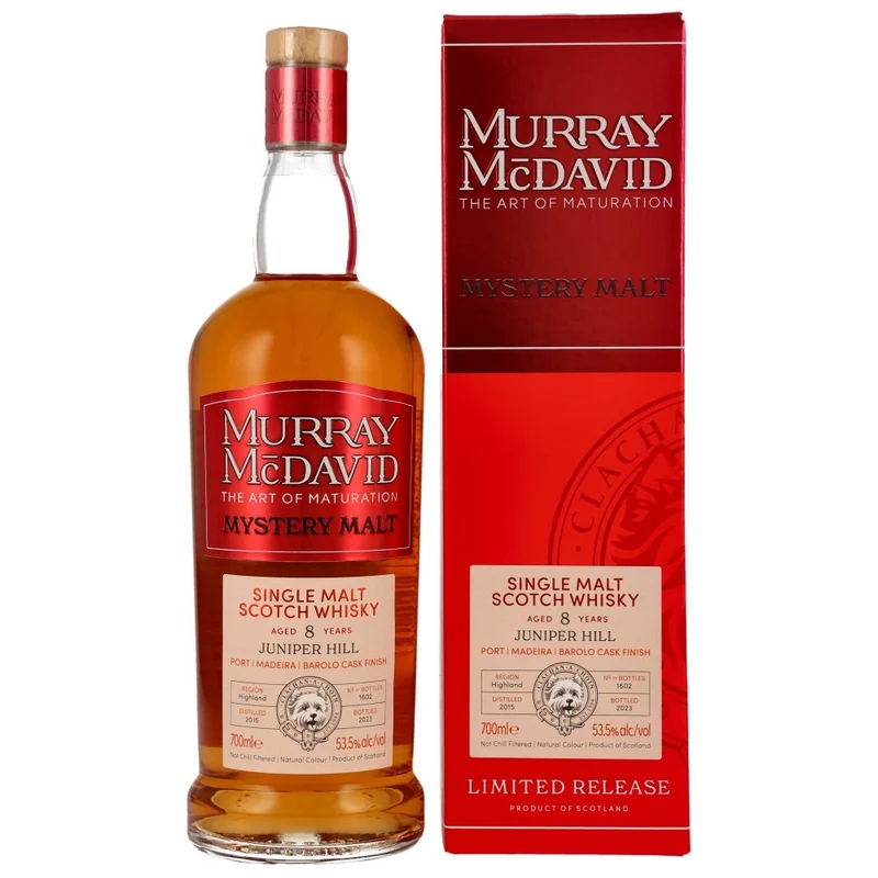 Juniper Hill 2015/2023 8 Jahre Port, Madeira & Barolo Cask Murray McDavid 53,5% 0,7l