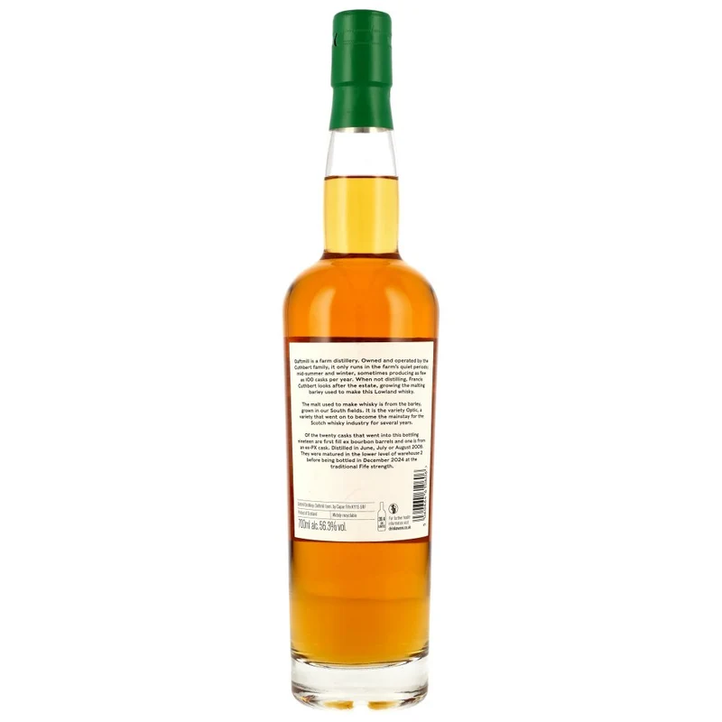 Daftmill 15 Jahre 2009/2024 Fife Strength 56,3% 0,7l