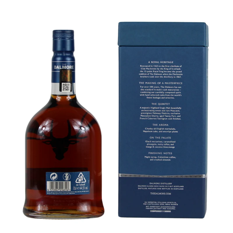 Dalmore Quintet 44,5% 0,7l'