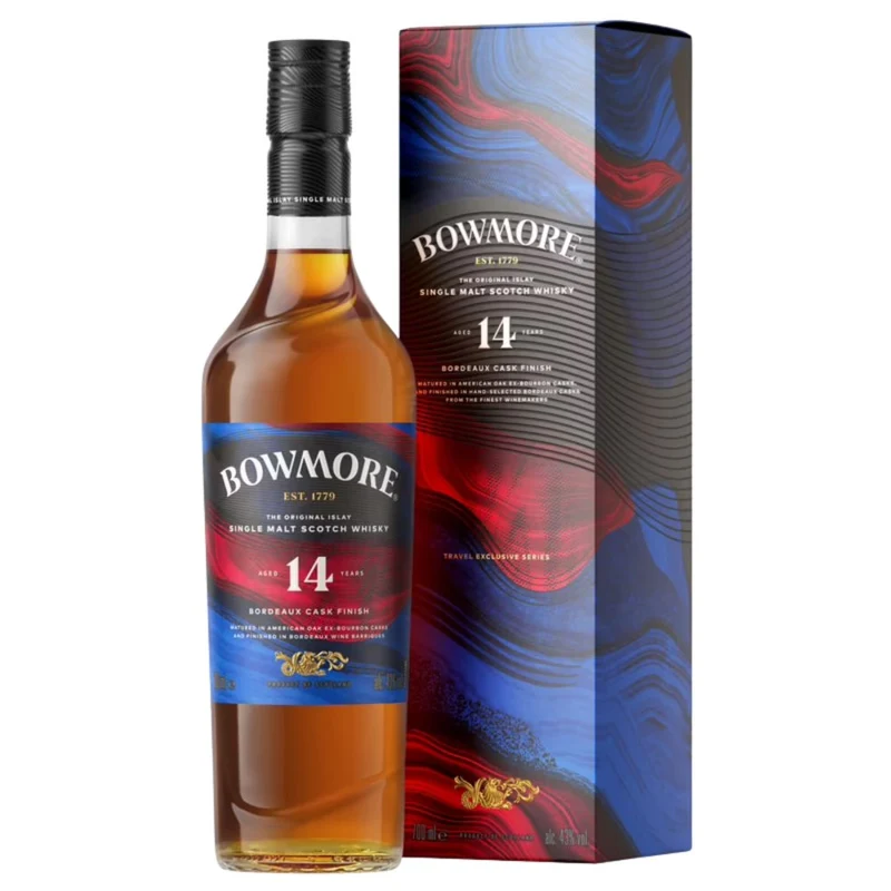 Bowmore 14 Jahre Bordeaux Cask Finish 43% 0,7l