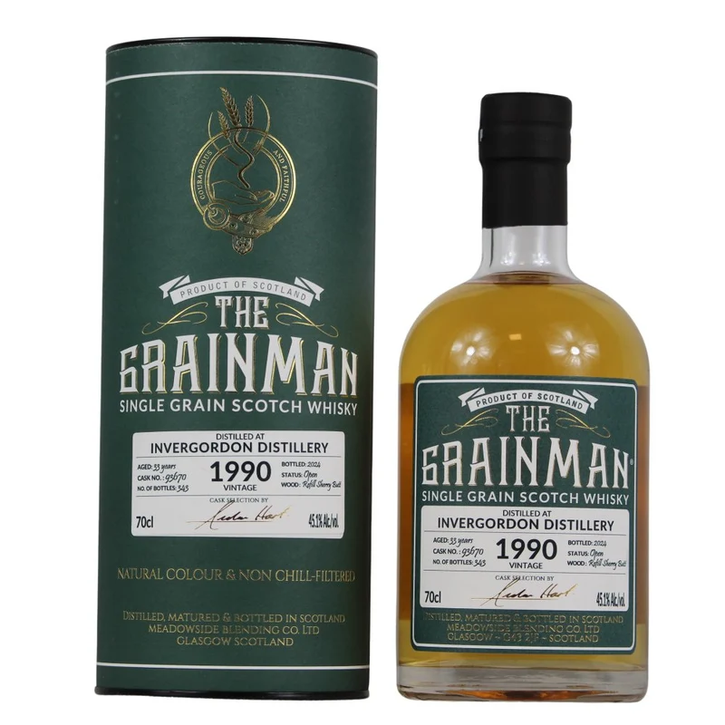 Invergordon 33 Jahre The Grainman 1990/2024 45,1% 0,7l