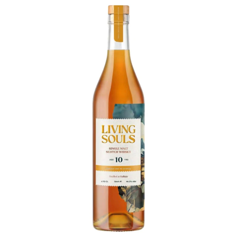Balblair 10 Jahre Living Souls Ex Cognac Limousin Oak Finish Whisky 46% 0,7l