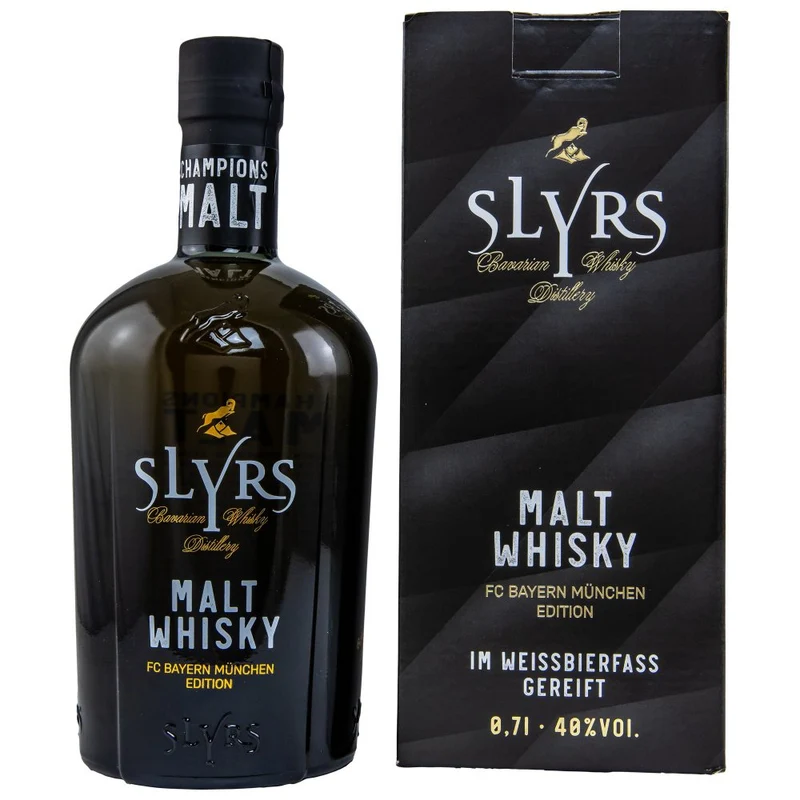 Slyrs Champions Malt Weißbier Finish FC Bayern Edition 40% 0,7l