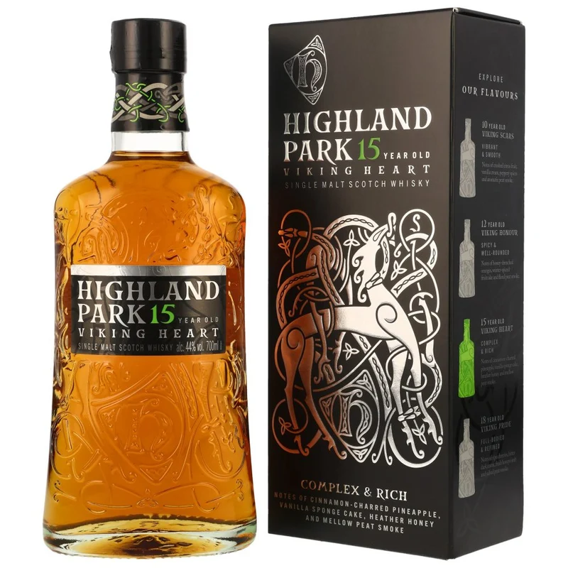 Highland Park 15 Jahre Viking Heart 44% 0,7l