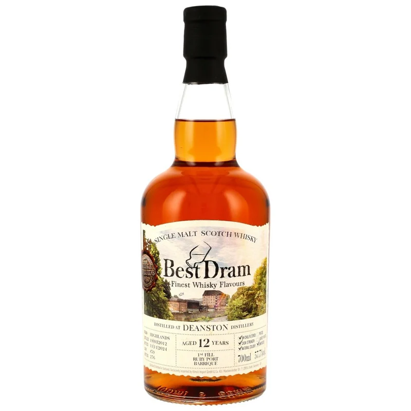 Deanston 12 Jahre Ruby Port Barrique #59 Best Dram 57,7% 0,7l