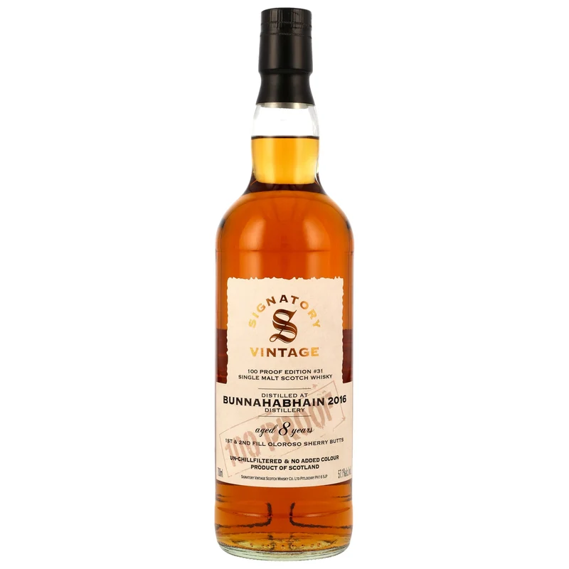 Bunnahabhain 8 Jahre SV 100 Proof Collection #31 57,1% 0,7l